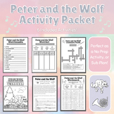 Peter and the Wolf Activity Worksheet Set
