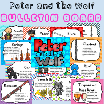 Peter and the Wolf Bulletin Board by Music with Jamie Eisler | TPT