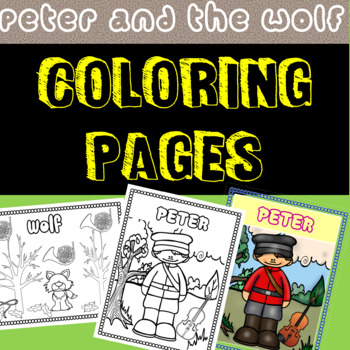 Preview of Peter and the Wolf Coloring Pages