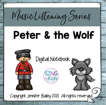 Preview of Peter and the Wolf Digital Notebook