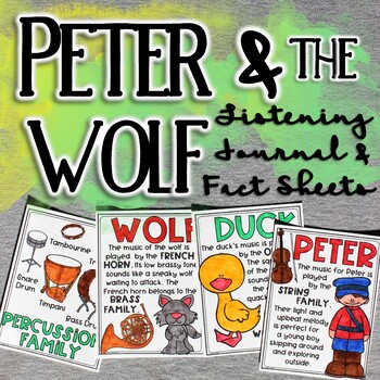 Preview of Peter and the Wolf Listening Journal & Fact Sheets