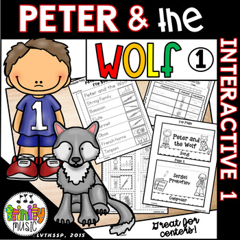 Preview of Peter and the Wolf Interactive Worksheets