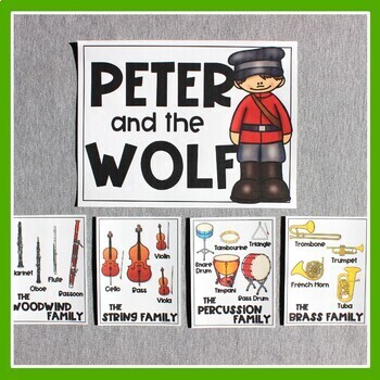 Peter and the Wolf Poster Set by Cori Bloom | Teachers Pay Teachers
