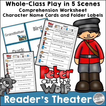 Preview of Peter and the Wolf Reader's Theater