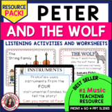 Peter and the Wolf Worksheets with Audio Resource Pack