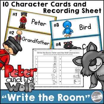 Preview of Peter and the Wolf "Write the Room"