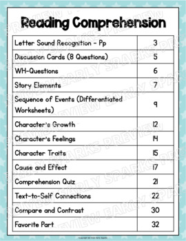 Peter's Chair Book Companion Activities - K-2 Reading Comprehension