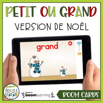 Preview of Petit ou Grand | Big or Small | Basic Concepts in French