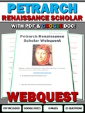 Petrarch Renaissance Scholar - Webquest with Key (Google D