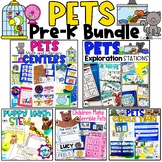 Pets Activities Bundle for Preschool-Centers, Read Aloud, 