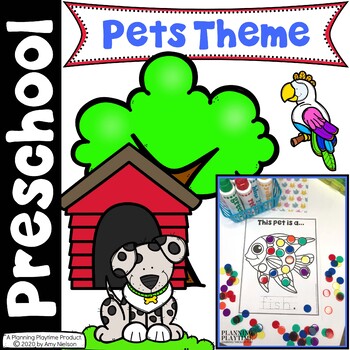 Pets Activities for Preschool by Planning Playtime | TpT