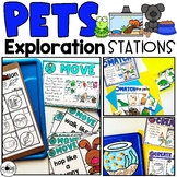 Pets Activities for Preschool-PreK Animal Exploration Stations