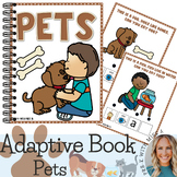 Pets Adaptive Book Preschool Special Education Pets Theme
