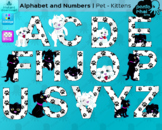 Pets Alphabet and numbers: puppies