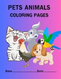 Pets Animals Coloring Pages - Pet Animals Coloring Sheets 