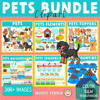 Preview of Pets Clipart Bundle