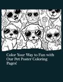 Pets Coloring Pages (31 unique sheets with border)