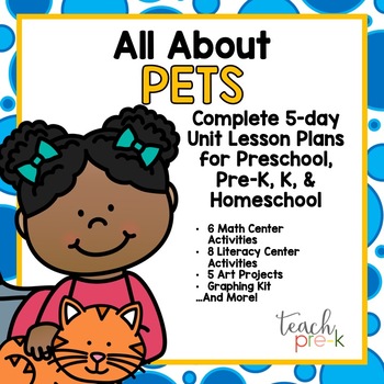 Pets Lesson Plan & Pet Shop Shop Dramatic Play Bundle! by Teach PreK