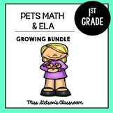 Pets- ELA & Math Review First Grade