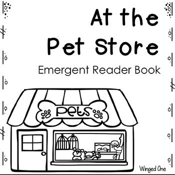 Preview of Pets Emergent Reader Books