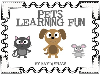 Preview of Pets Learning Fun