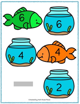 Pets Math File Folders by Irish Rose Place | Teachers Pay Teachers