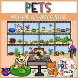 Pets Math Phonics Letters and Literacy Centers Activities 