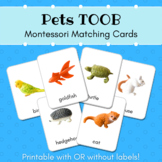 Pets Montessori Matching Cards (SafariLtd Toob)