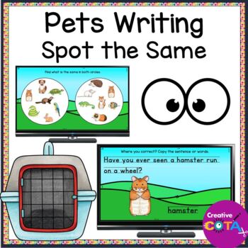 Preview of Occupational Therapy Pets Handwriting Practice & Visual Perception Activity