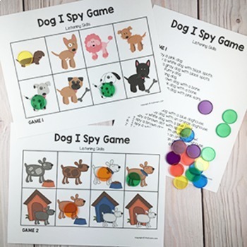 Pets Printable Math & Literacy Activities for Pre-K, Preschool