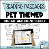 Pets Reading Comprehension Passages Bundle