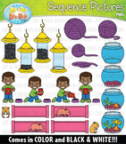 Pets Sequence Action Pictures Clipart {Zip-A-Dee-Doo-Dah Designs}