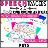 Pets Speech Therapy Activity: No Prep Fine Motor