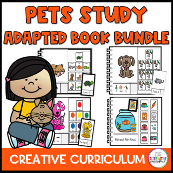 Preview of Pets Study Adapted Book Bundle Curriculum Creative