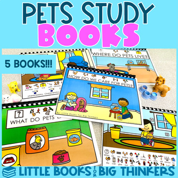 Preview of Pets Study Books Printable and Digital- Little Books For Big Thinkers