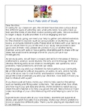 Pets Study Family Letter Vocabulary and Choice Board Creat