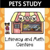Pets Study Literacy and Math Centers Creative Curriculum