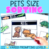 Pets Study Size Sorting Activity | Preschool Kindergarten