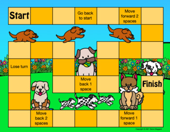 Free Printable Pet Theme Editable Board Game