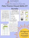 Pets Theme Grid Drawing (16 block) OT Worksheets
