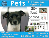 Pets Theme | REAL PHOTOS | Language, Writing, Vocabulary, 