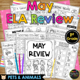 Pets and Animals ELA REVIEW 1st Grade No Prep Printables L