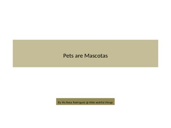 Preview of Pets are Mascotas