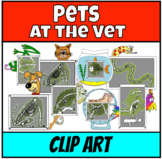 Pets at the Vet Clip Art