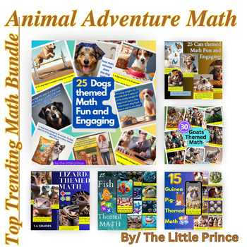 Preview of Animal Adventure Math|Engaging Activities Mastery&Fun (Top Trending Math bundle)