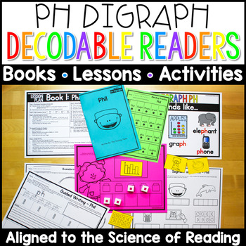Preview of Ph Digraph Decodable Readers, Activities & Lesson Plans | Science of Reading