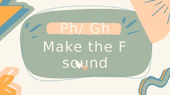 Preview of Ph/Gh/F phonics review