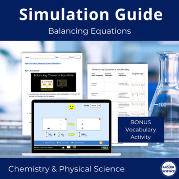 Preview of PhET Balancing Equation Guide - ZERO PREP 