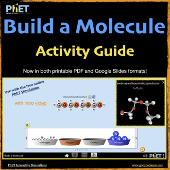 Preview of PhET Build a Molecule activity guide