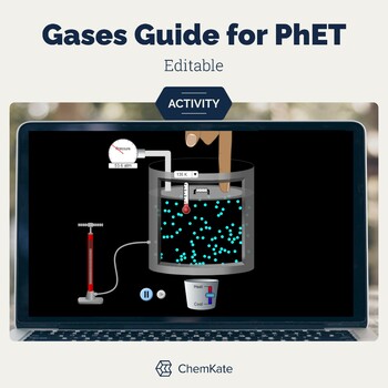 Preview of Gases PhET editable Activity Guide for PhET simulation